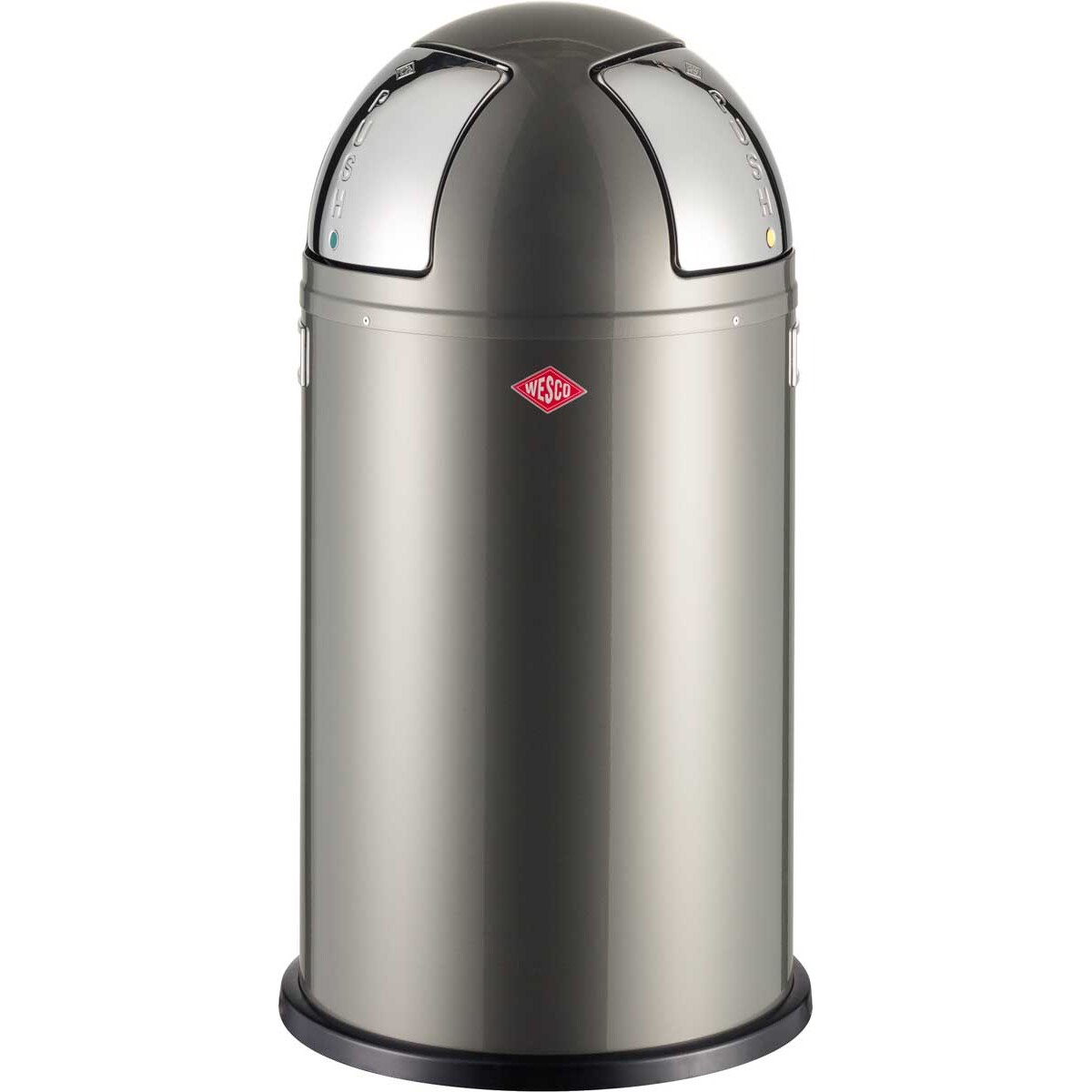 Kosz na śmieci grafitowy 50l Push Two Wesco