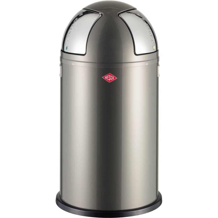 Kosz na śmieci grafitowy 50l Push Two Wesco