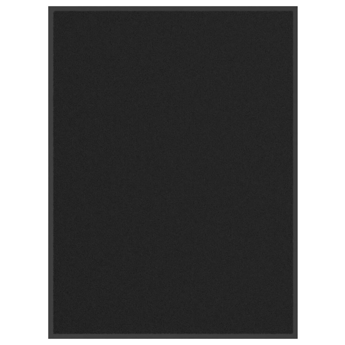 vidaXL Wycieraczka, czarna, 80 x 120 cm