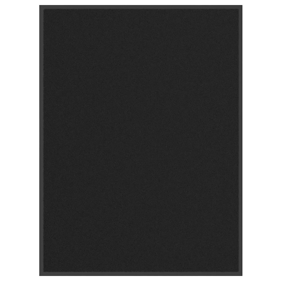 vidaXL Wycieraczka, czarna, 80 x 120 cm