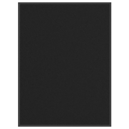 vidaXL Wycieraczka, czarna, 80 x 120 cm