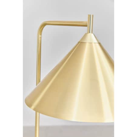 Metalowa lampa podłogowa złota Cambrea 150 cm