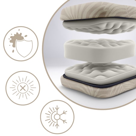 Leżak ogrodowy grawitacyjny z poduszką Sofotel składany fotel na taras balkon 2 szt.