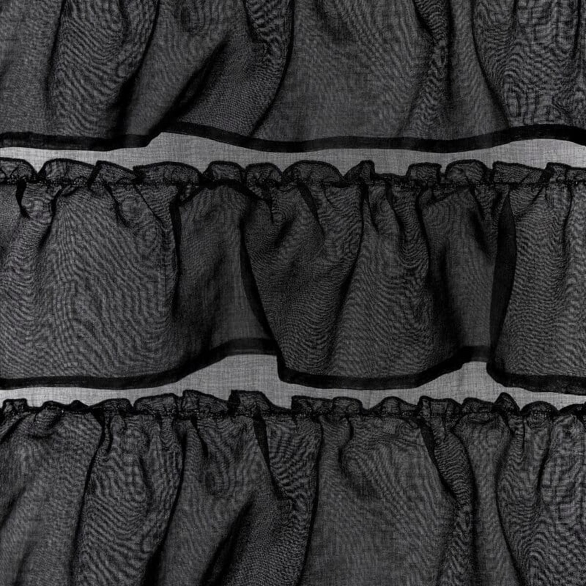 Zasłona WELUROWA Gotowa na TAŚMIE z FALBANAMI Aura 140 x 270 SREBRNA