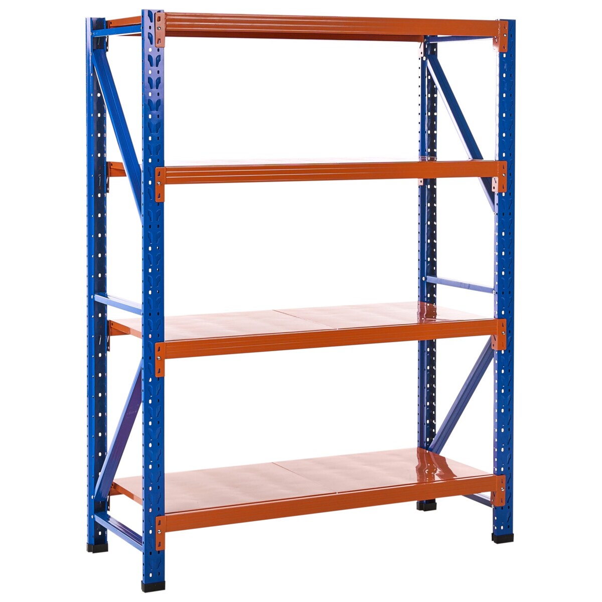 Regał magazynowy FIUGGI Metal 150 cm 60 cm Pomarańczowy