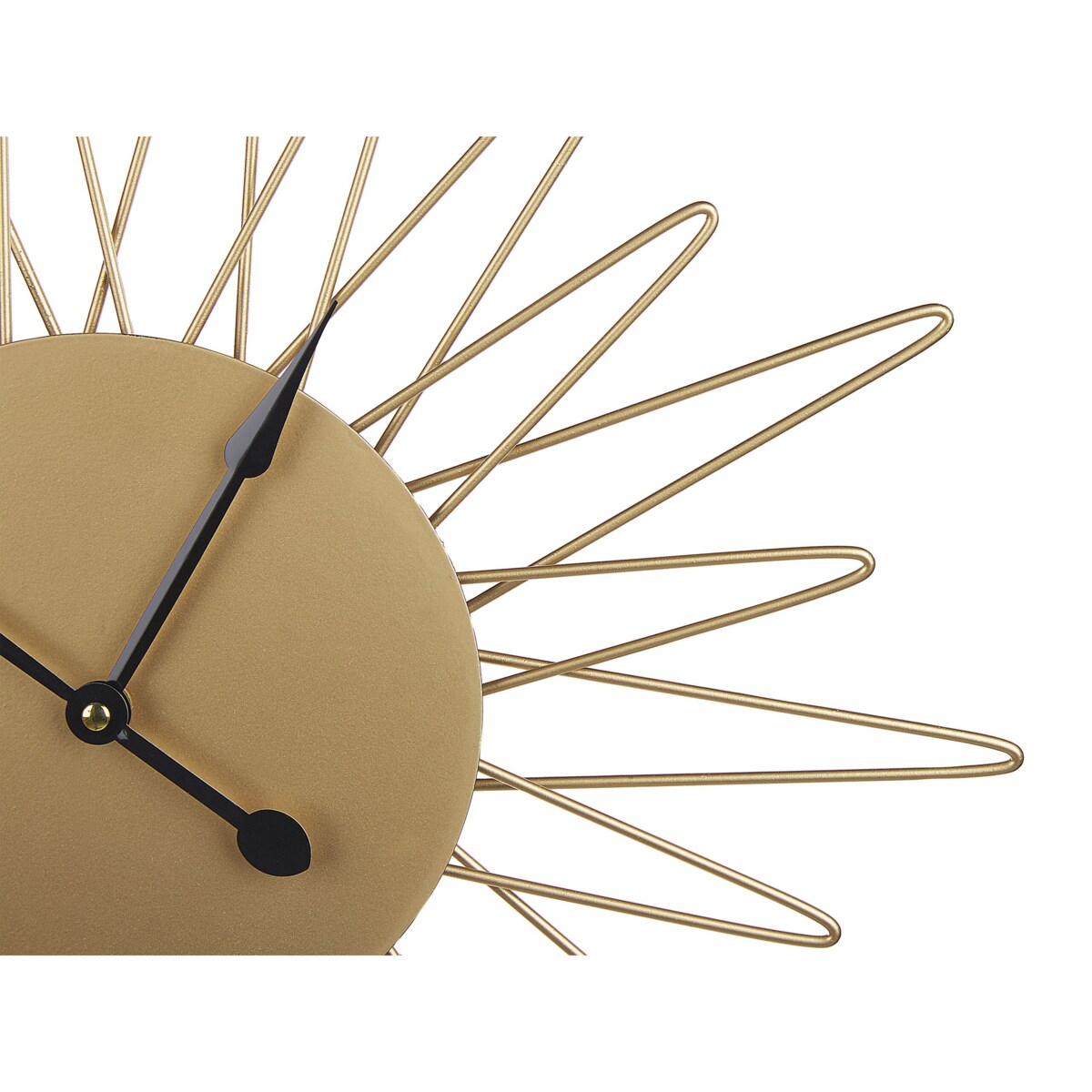 Zegar ścienny słońce ø 50 cm złoty BELFART