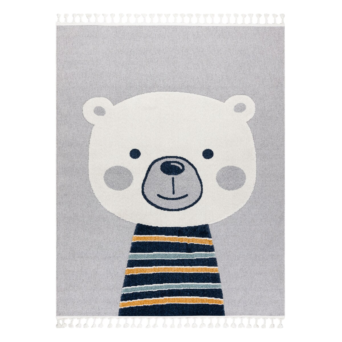 Dywan YOYO GD50 szary / biały - Miś dla 160x220 cm