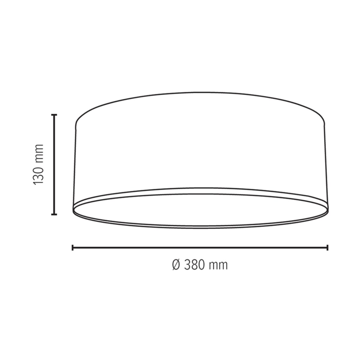 Lampa Sufitowa BRITOP Lighting 3xE27 Max.25W Subtelna Brązowa Tkanina, Polski Producent, 1 szt.
