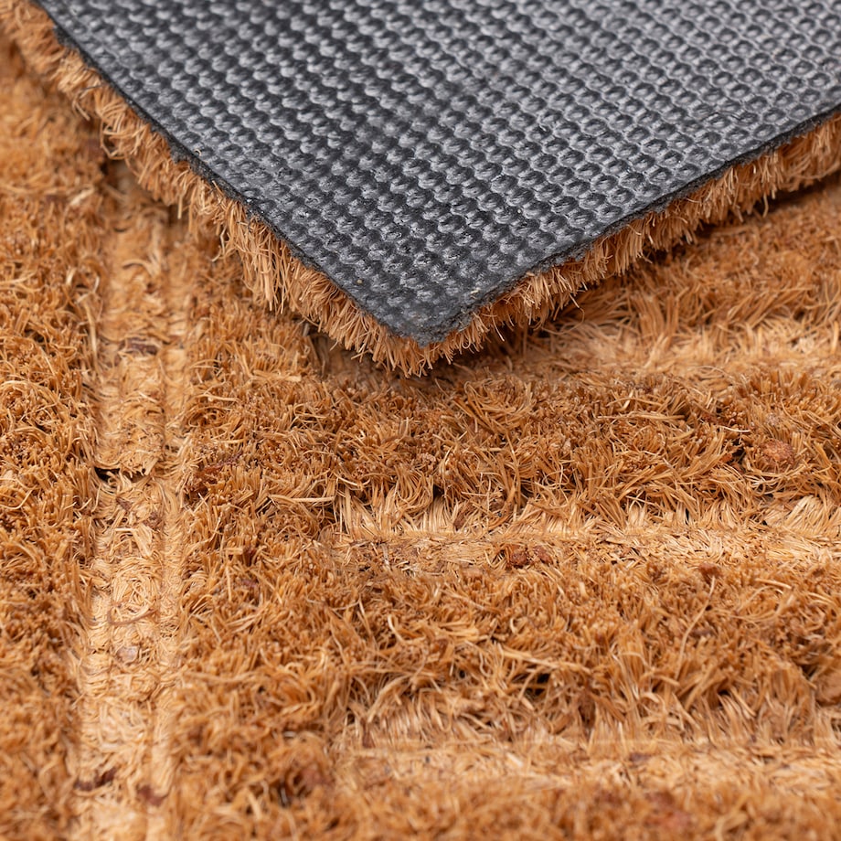 Wycieraczka wejściowa 40x60 cm geometryczna kokosowa pod drzwi