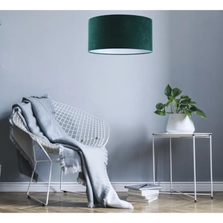 Lampa wisząca HOME 30 zielona/biała