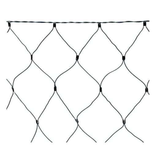 Podświetlane dekoracja 2x1,7m LED 3,12W siatka na taras