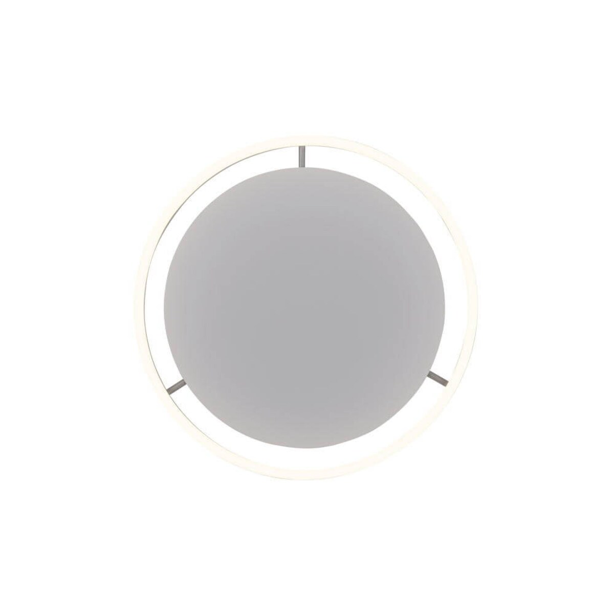 Okrągła lampa sufitowa Ritus LED 20W salonowa aluminium