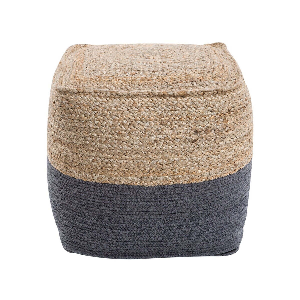 Puf 44 x 44 x 44 cm szary KIRAMA