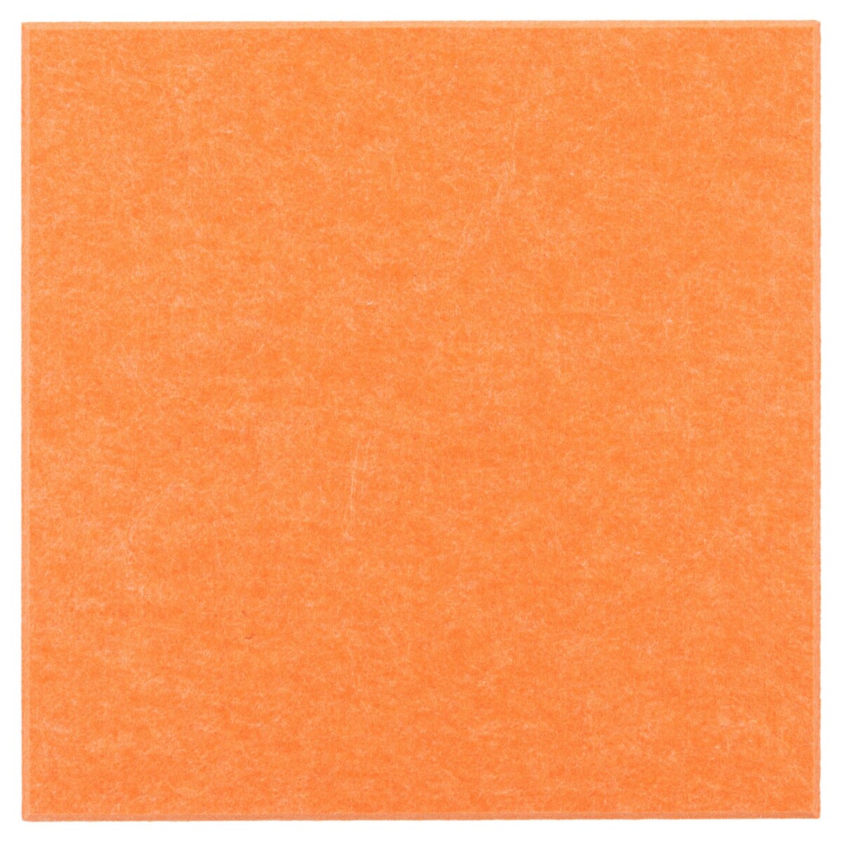 Zestaw 2 szt panel filcowy Felly 40x40 cm płytka kwadrat gładki pomarańczowy