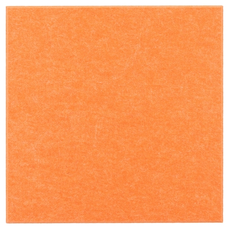 Zestaw 2 szt panel filcowy Felly 40x40 cm płytka kwadrat gładki pomarańczowy