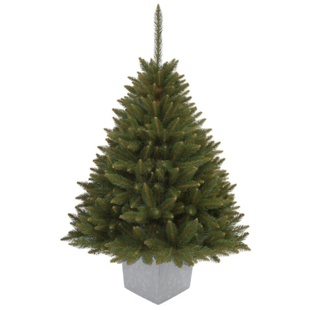 Choinka Premium Świerk SYBERYJSKI w Kwadratowej Donicy 110 cm X-Choinka 7 kolorów donicy