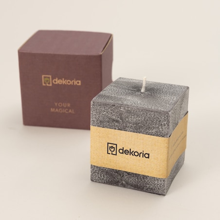 Świeca zapachowa palmowa kostka Your Magical, 7,5x7,5x8,5 cm