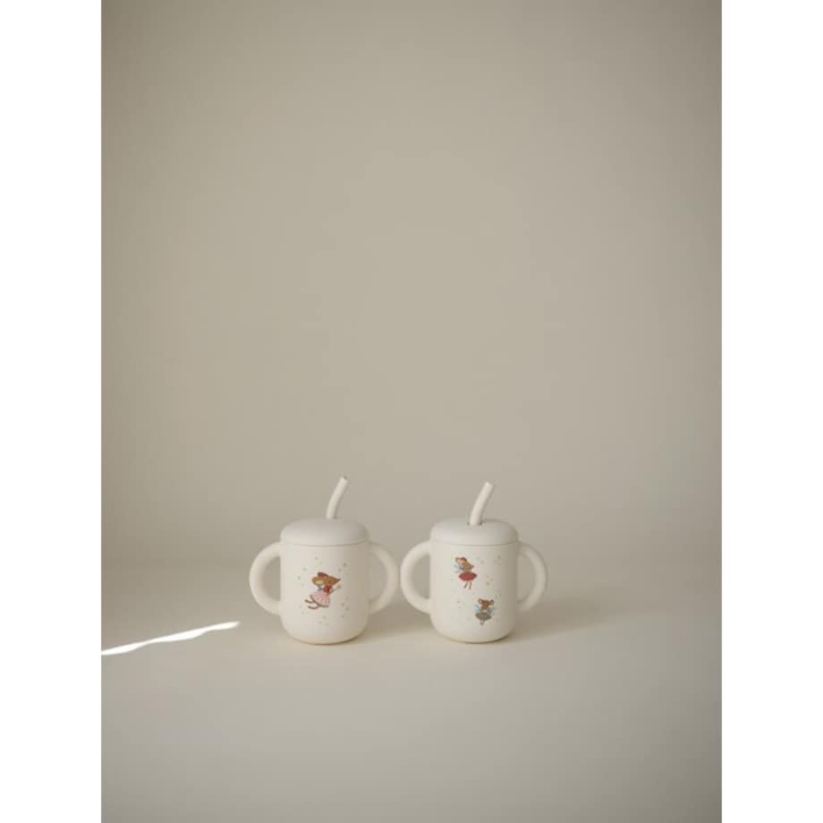 Mushie Kubek ze słomką 175 ml Fairy Mice