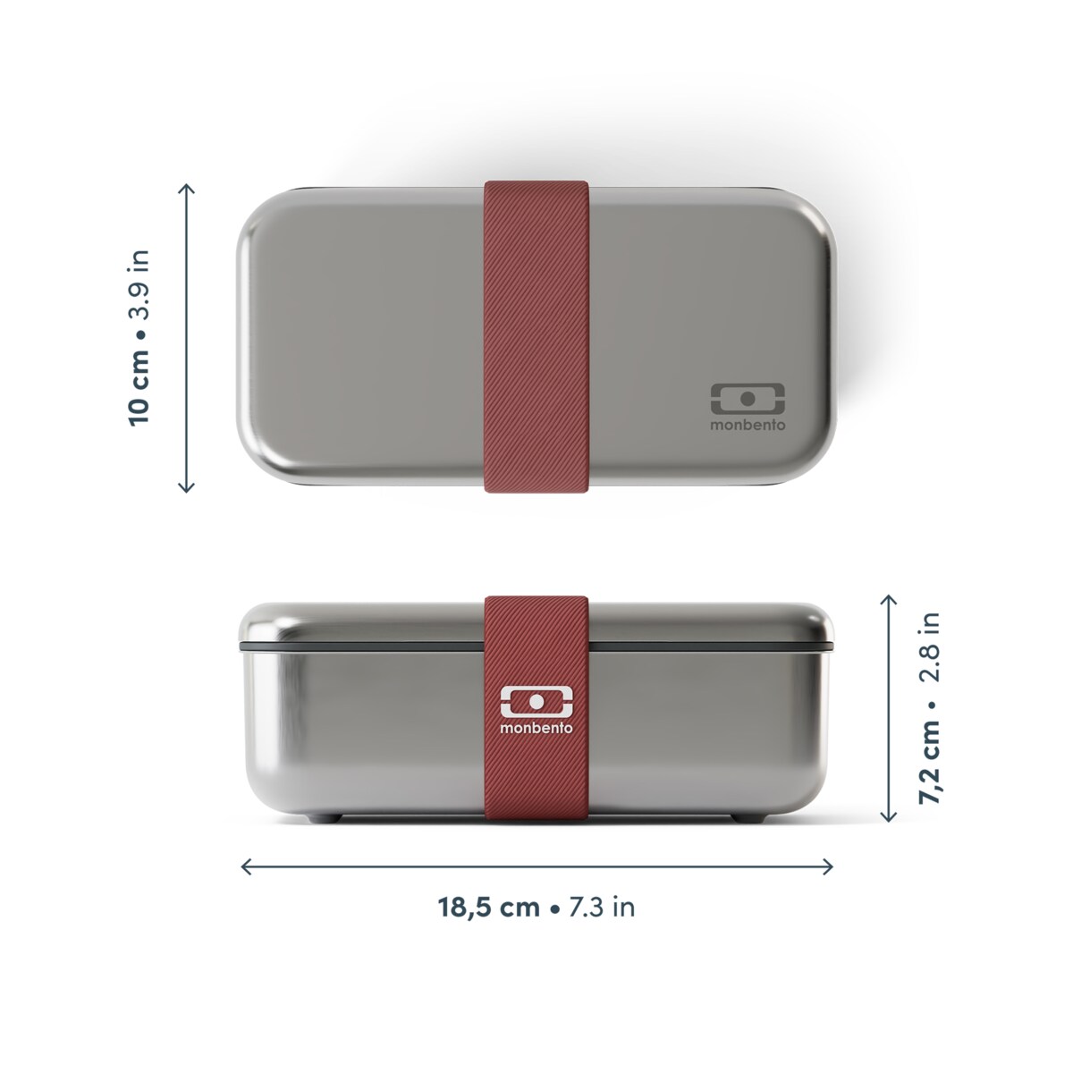 Monbento Sense bento lunchbox 0,7 l Pink Moka