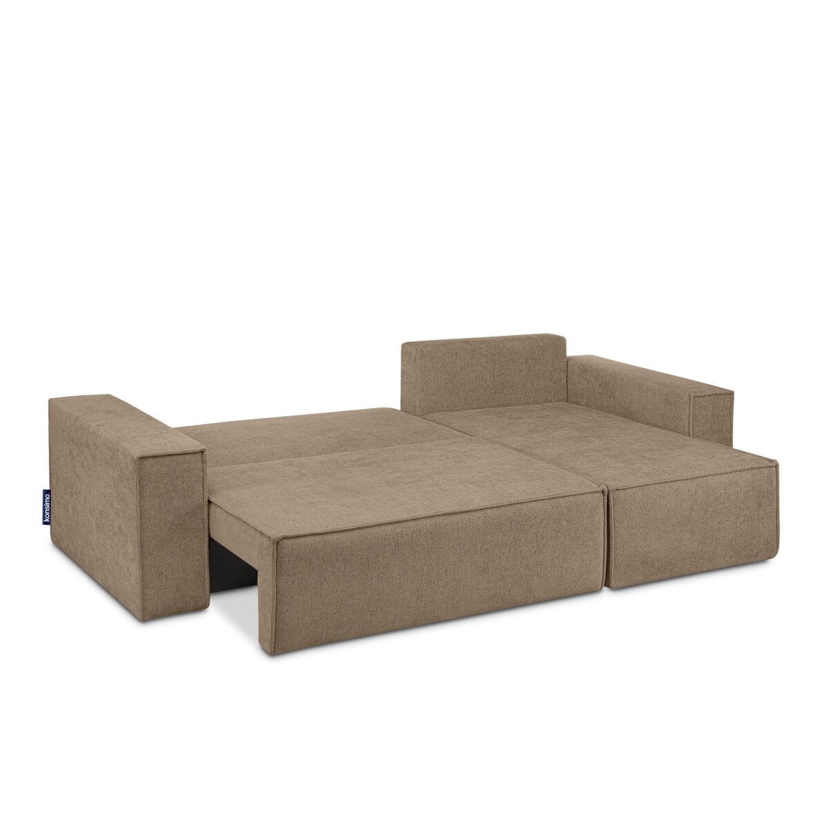 KONSIMO NAPI II Narożnik lewy/prawy, kolor brązowy