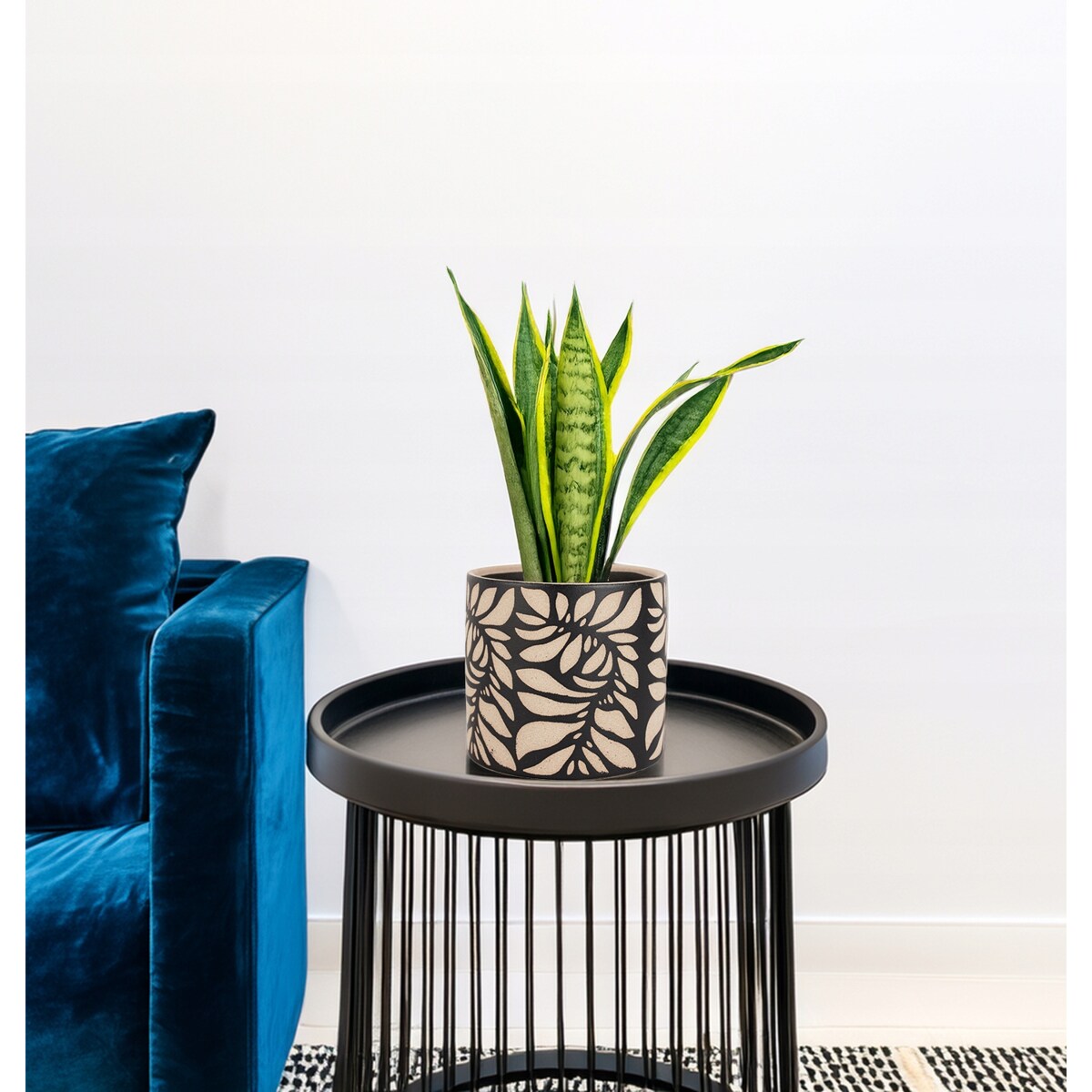 DONICZKA CERAMICZNA BEŻOWA 14cm na kwiaty zioła parapet do domu salonu