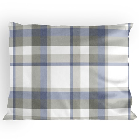 EMYS bawełniany komplet pościeli w kratę, 160x200