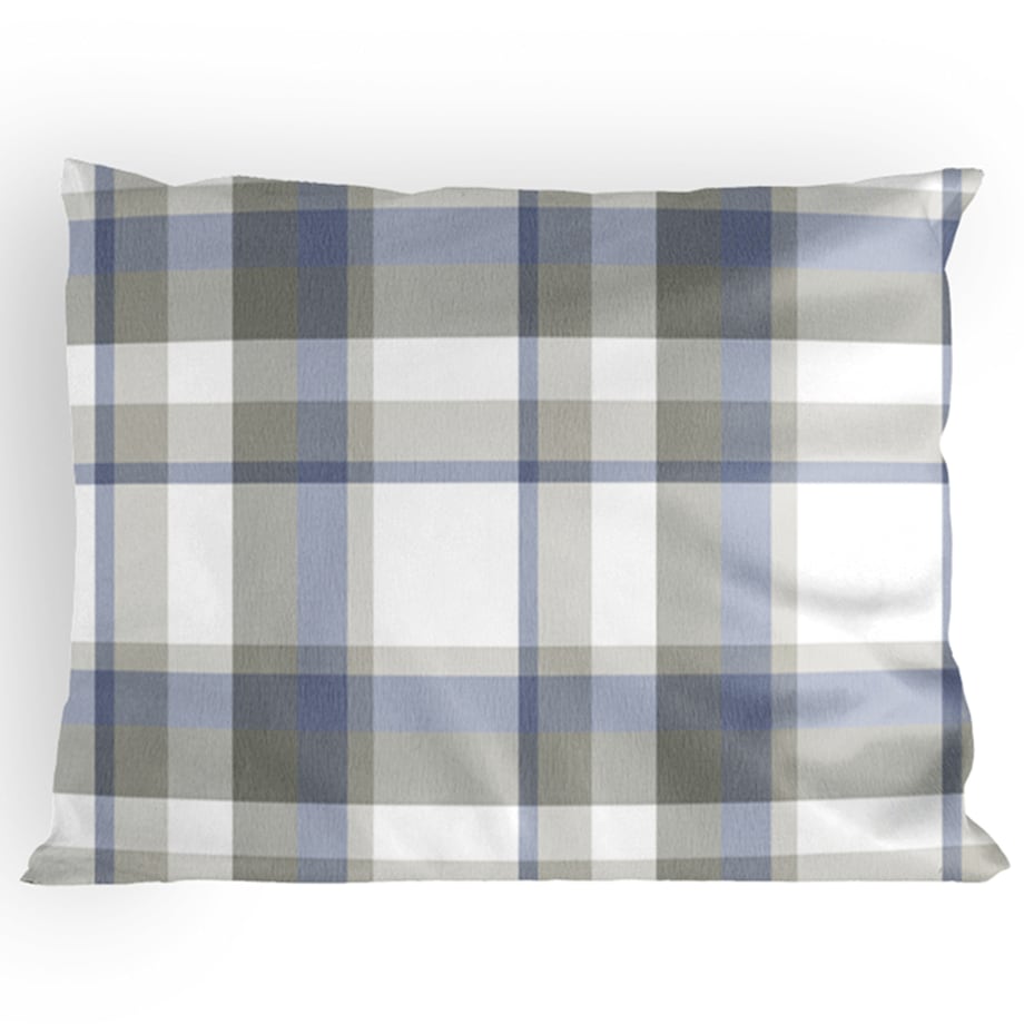 EMYS bawełniany komplet pościeli w kratę, 160x200