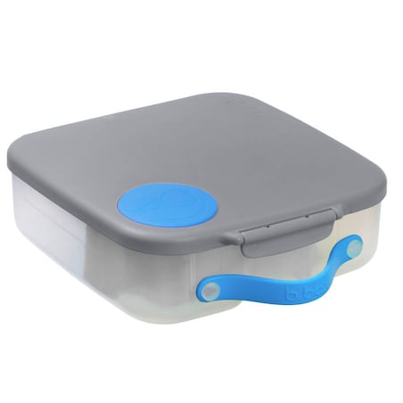 Lunchbox dla dzieci i dorosłych - śniadaniówka z przegródkami i wkładem chłodzącym Blue Slate, b.box