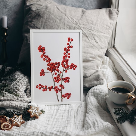 Plakat Ostrokrzew Okółkowy 30x40cm