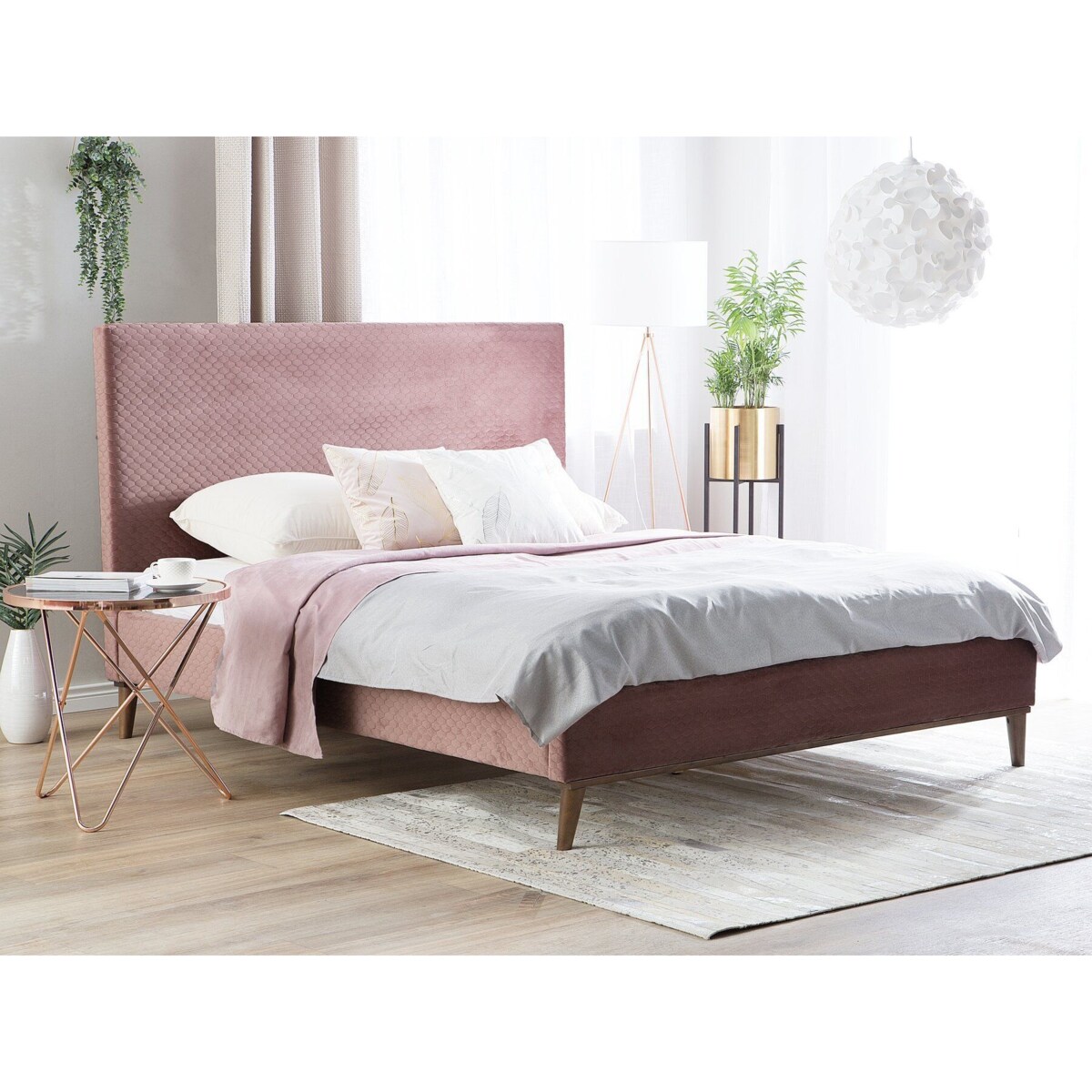 Materac kieszeniowy z lateksem hipoalergiczny 140 x 200 cm średnio twardy JOY