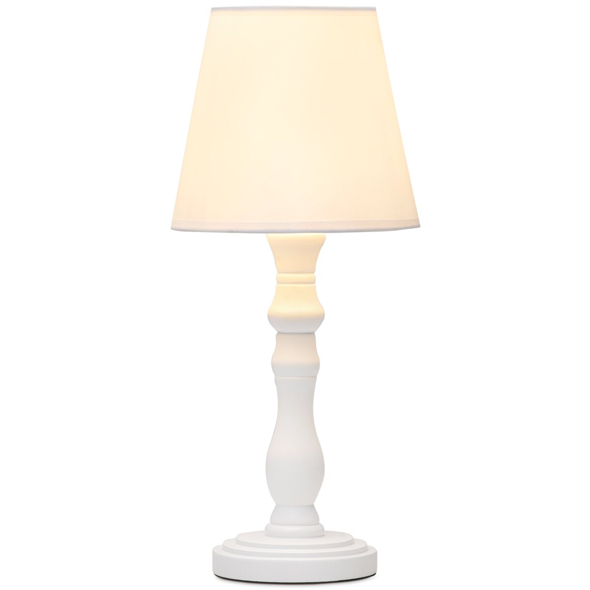 KONSIMO GITTA Lampka nocna klasyczna kolor biały