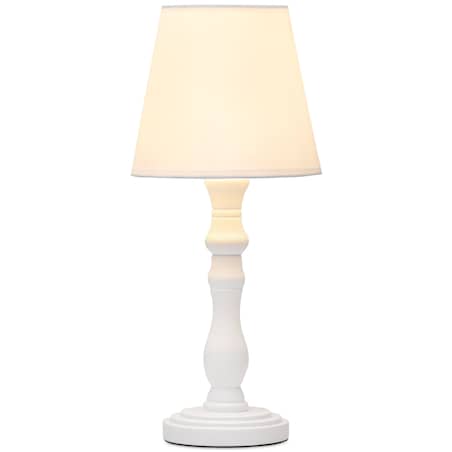 KONSIMO GITTA Lampka nocna klasyczna kolor biały