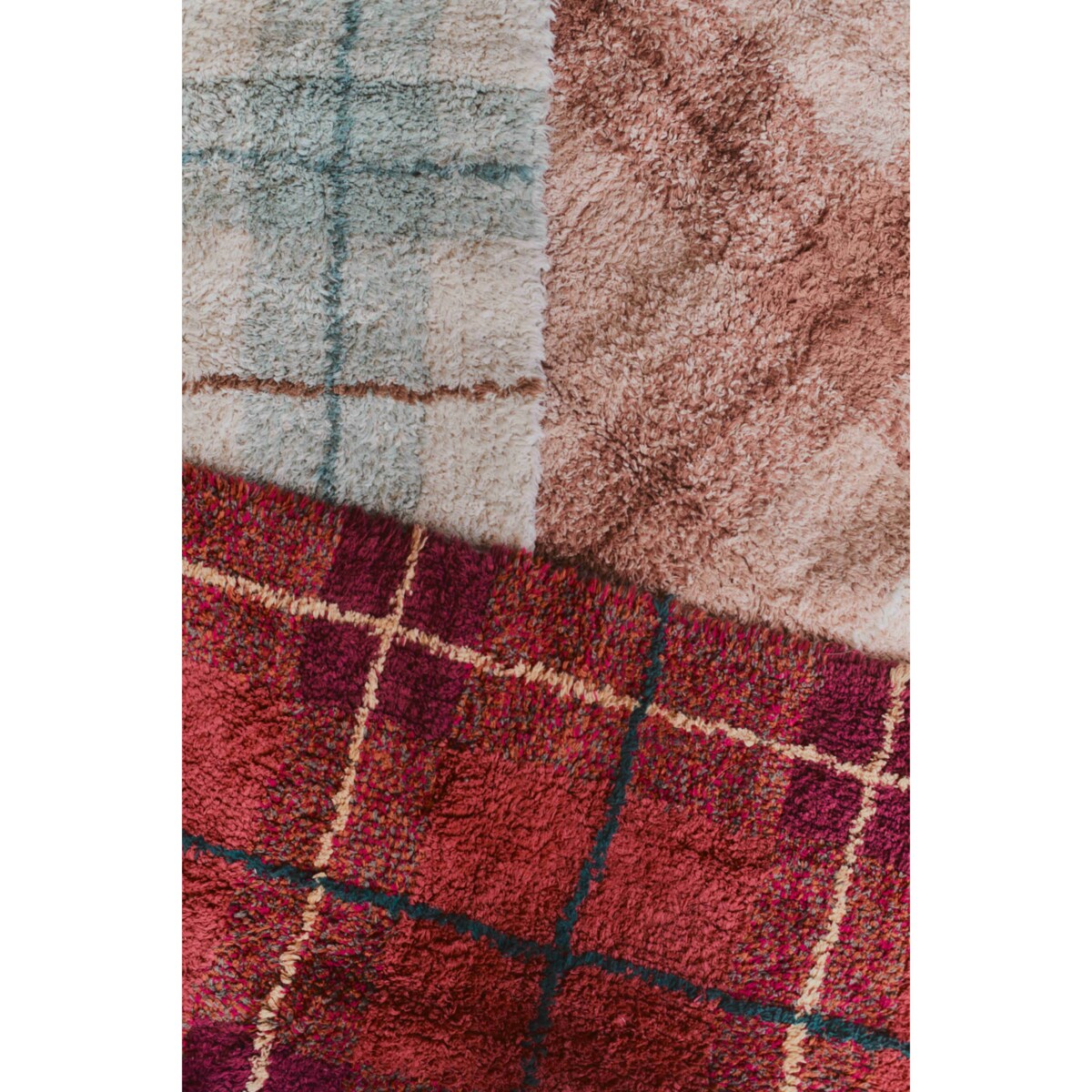 Dywan Tartan 90×120 cm Wouf Wouf – Vintage Red, Lorena Canals