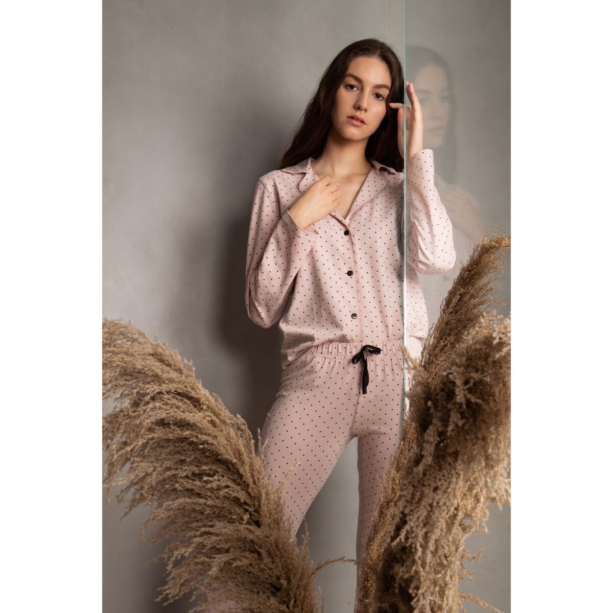 Piżama Eveline Powder Pink, XL