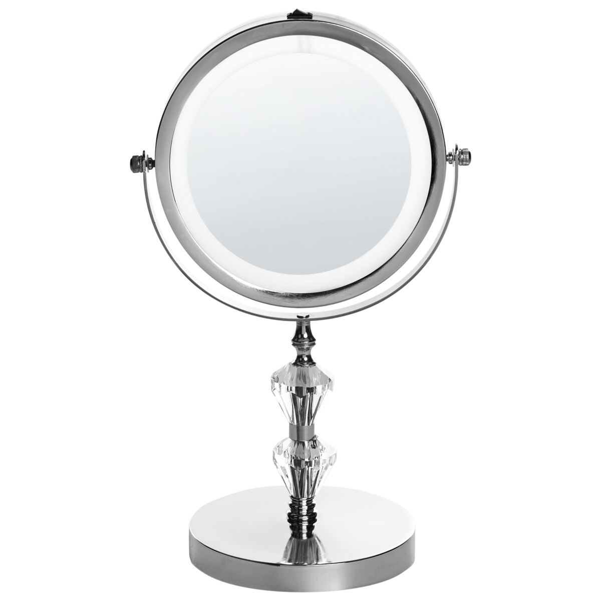 Lusterko kosmetyczne LED ø 20 cm srebrne LAON