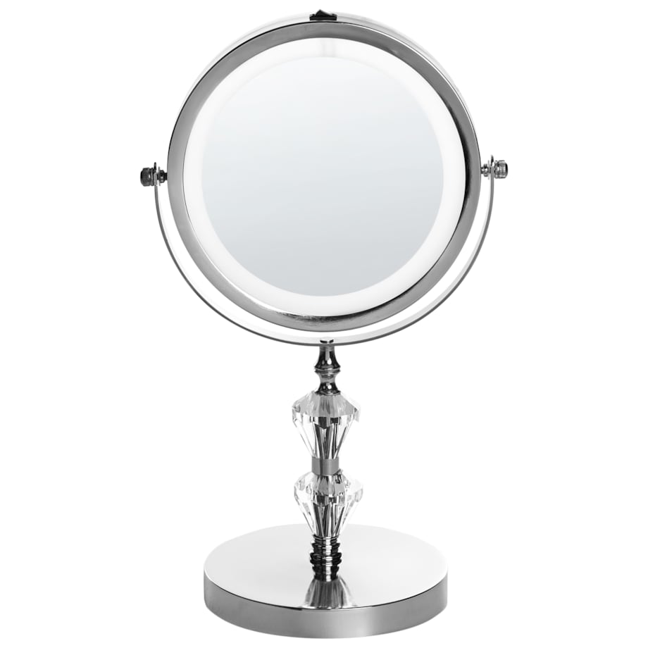 Lusterko kosmetyczne LED ø 20 cm srebrne LAON