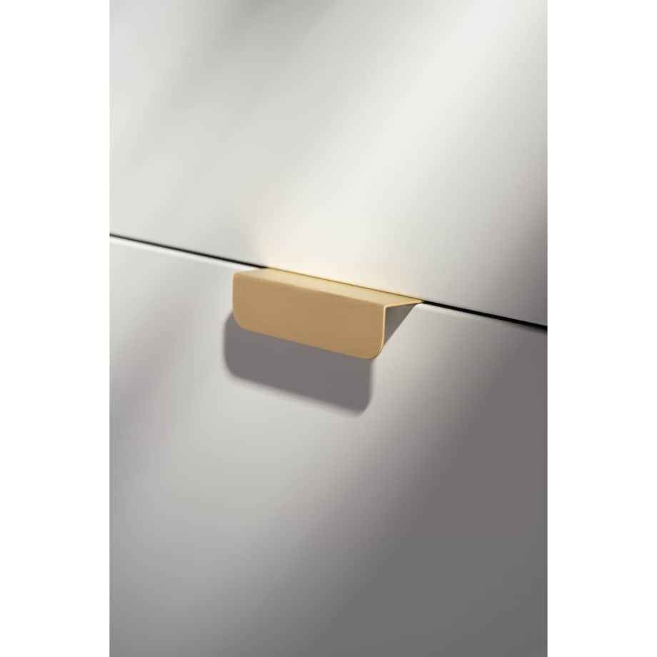 EDIT MATT uchwyt meblowy krawędziowy mosiężny szczotkowany