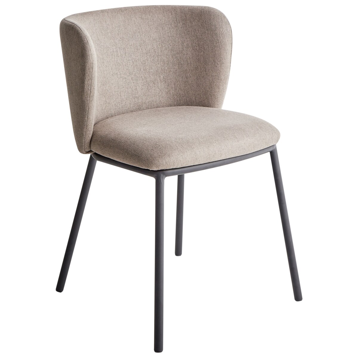 Zestaw 2 krzeseł do jadalni MINA Beżowoszary