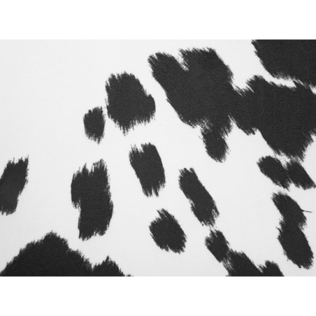 Fotel czarno-biały BJARN