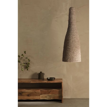 Lampa wisząca z sizalu, Jessica, Ø35 cm - ↑105 cm