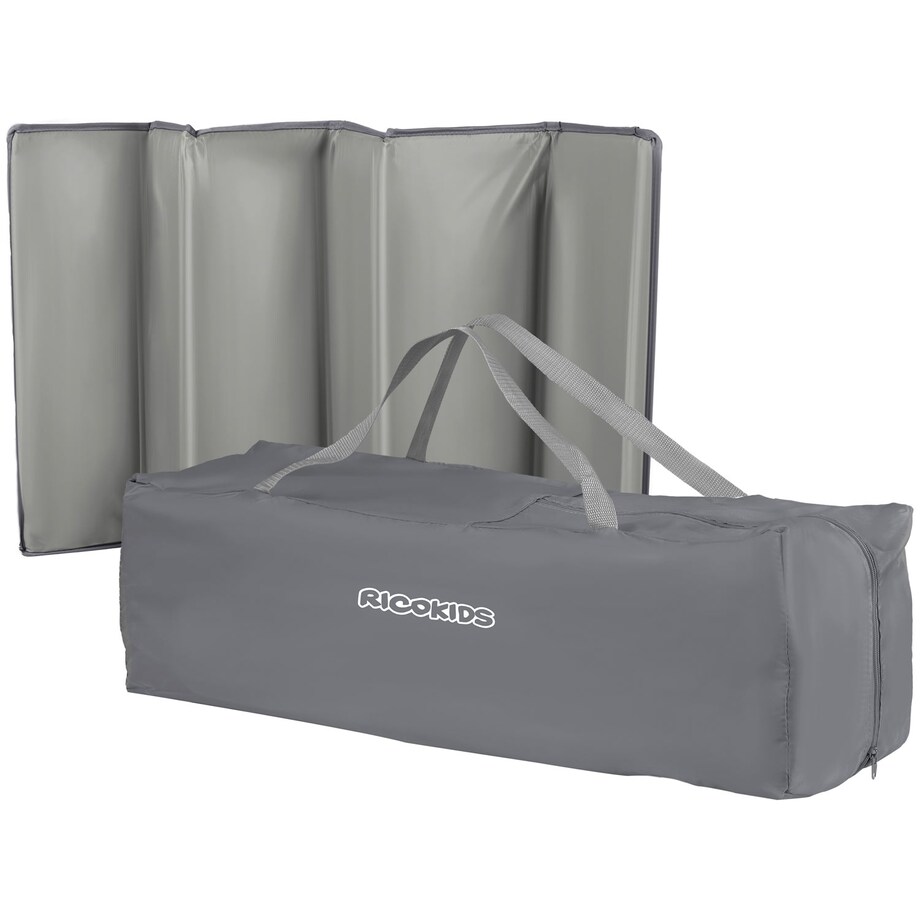 Łóżeczko turystyczne dla dziecka składane podróżne kojec Ricokids + materac + torba