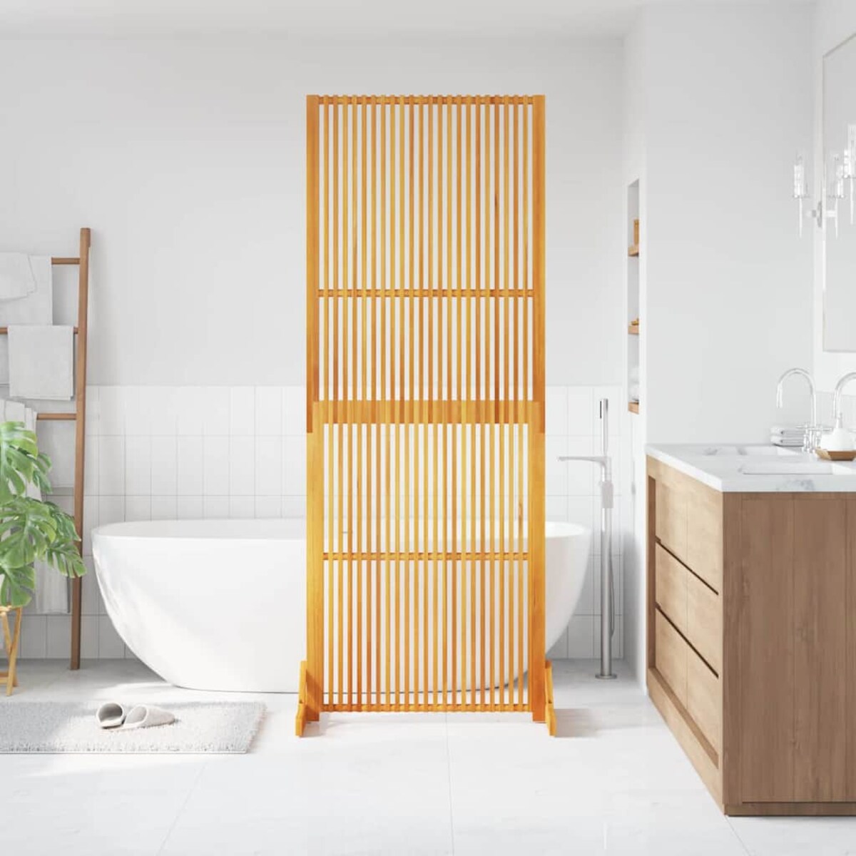 vidaXL Ekran prywatności Brązowy 79,5 x 50 x 200 cm