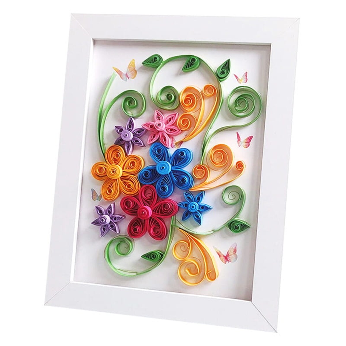 Zestaw do QUILLINGU Paski - Polny bukiet