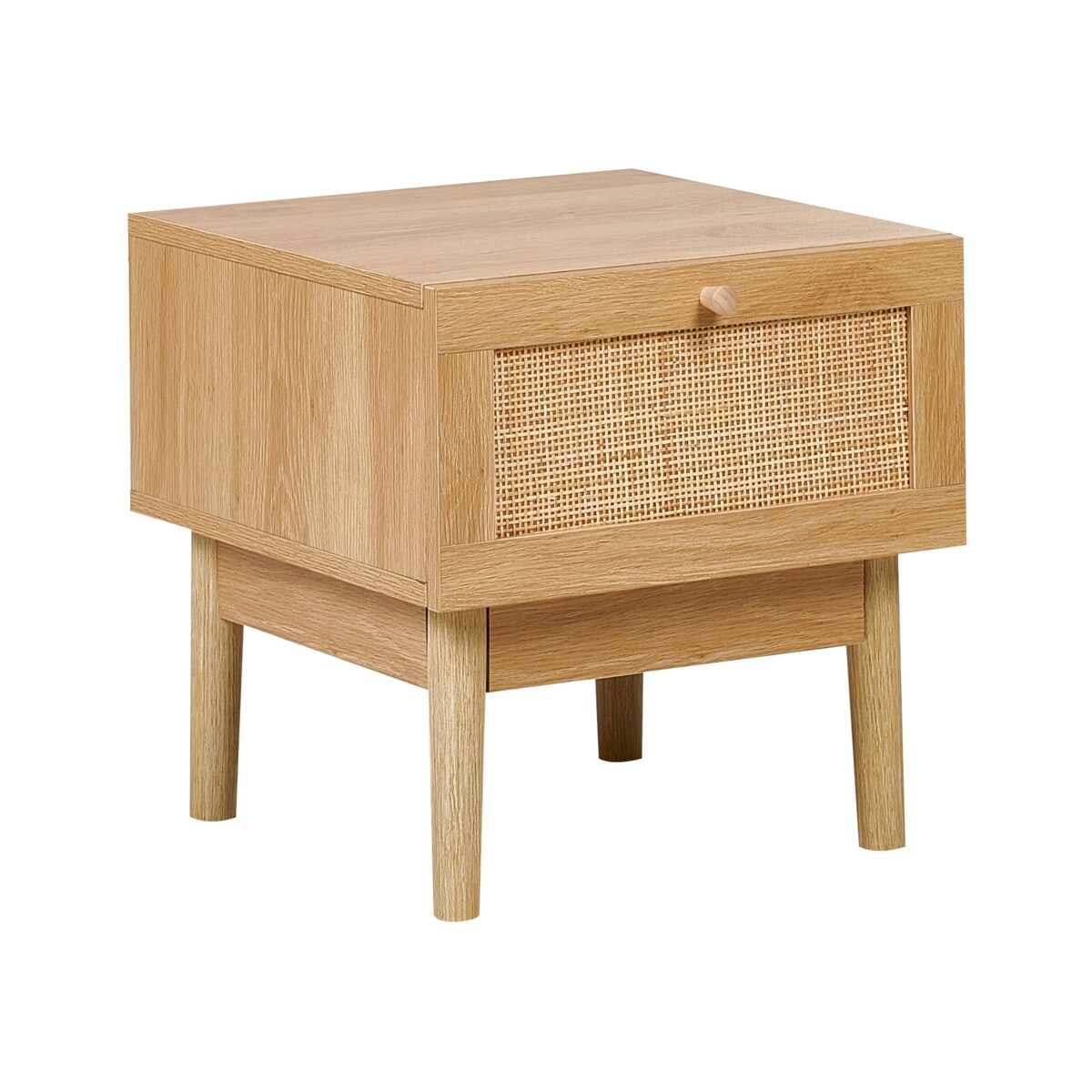 Szafka nocna 1 szuflada Jasne drewno NIVO