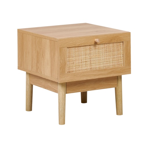 Szafka nocna 1 szuflada Jasne drewno NIVO
