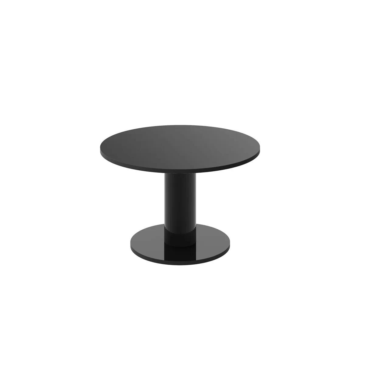 Stolik kawowy SOLO MINI ⌀80cm czarny mat