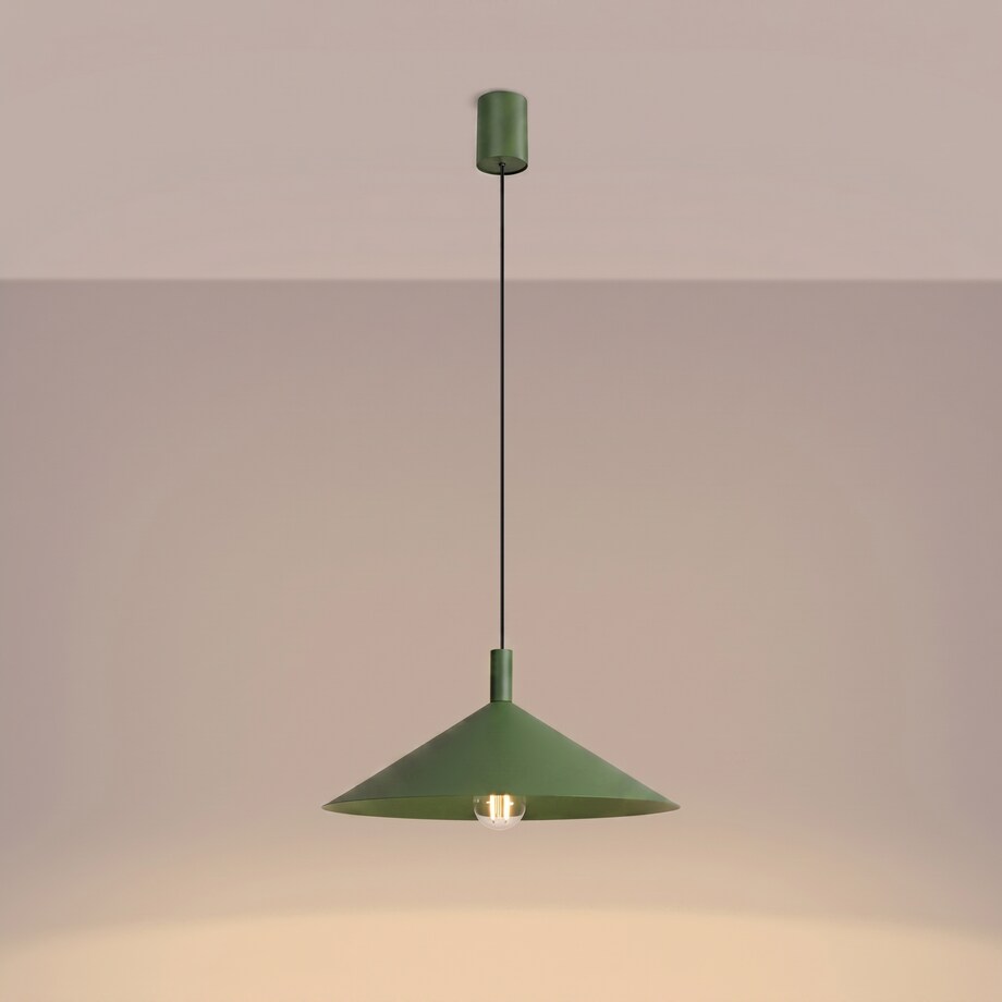 Lampa wisząca NOX 40 zielona oliwka