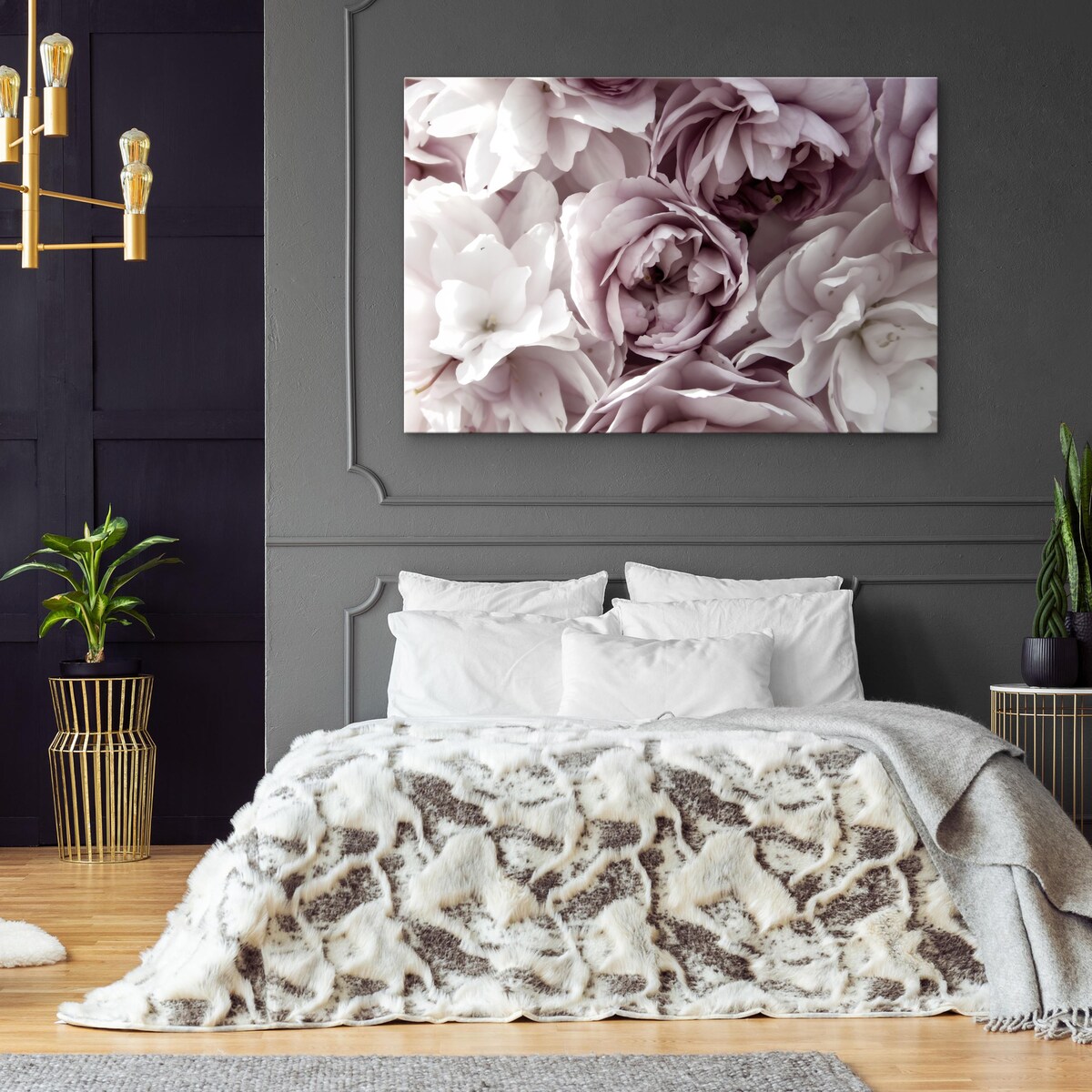 Obraz Do Salonu Pastelowe Peonie 120x80cm