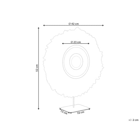 Dekoracja ze słomy naturalna ACEH