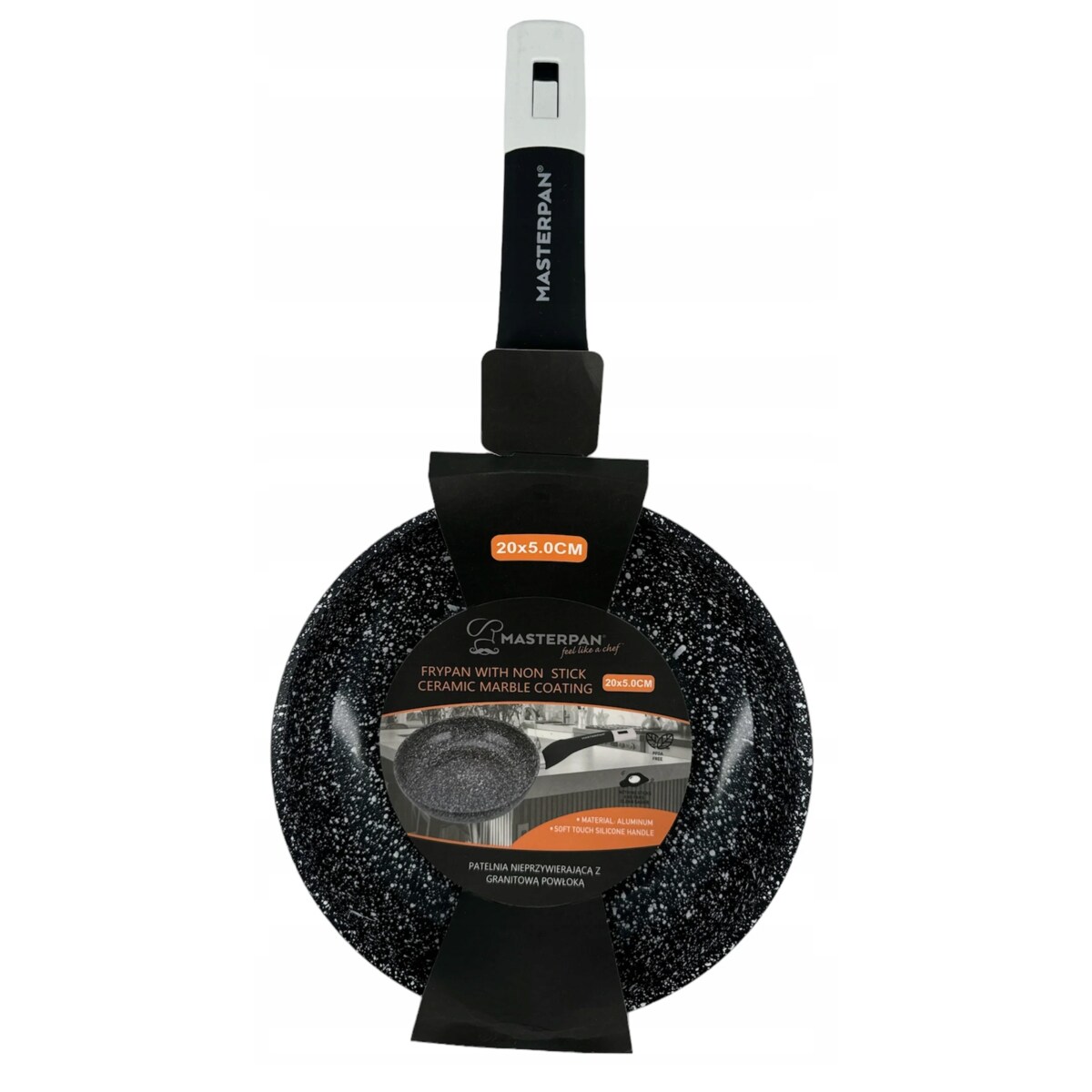 Patelnia Do Smażenia Granitowa 20 Cm Nieprzywierająca Na Indukcję Gaz